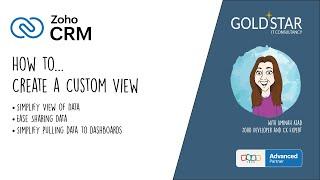 How to create a custom view in Zoho CRM