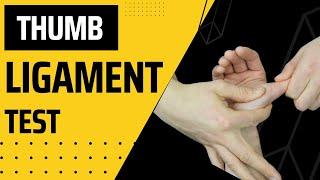 Thumb Ulnar Collateral Ligament Test for UCL Thumb Assessment