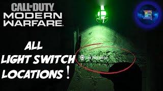 ALL NIGHT MAP LIGHT SWITCH LOCATIONS IN MODERN WARFARE (COD MW)