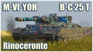 Rinoceronte, M-VI-Yoh & B-C 25 t • WoT Blitz Gameplay