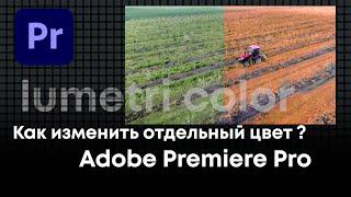 Как изменить отдельный цвет видео в Adobe Premiere Pro? Lumetri color