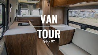 Custom Van Build (FULL TOUR) | Rossmönster Vans | Sprinter 170" | van life | 191