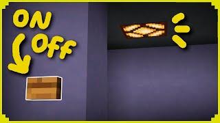  LIGHT ON AND OFF (Easy to make) in Minecraft