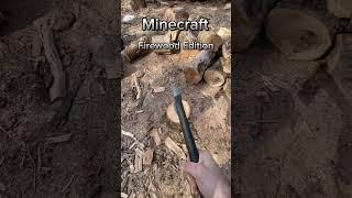 Minecraft. #firewood #minecraft #minecraftshorts #youtube #youtubeshorts #funny #dad #fyp  #gaming
