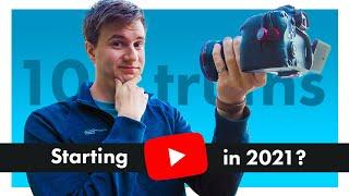 Top 10 honest TRUTHS about starting a YouTube channel in 2021!