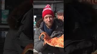 Dave Portnoy Reviews World's Largest Pizza Slice