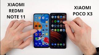 Xiaomi Redmi Note 11 vs Xiaomi Poco X3 SPEED TEST