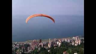 RİZE Şahin Tepesi Yamaçparaşütü uçuşu