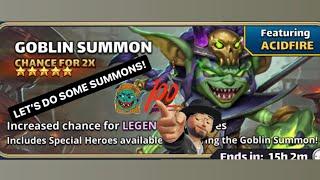 Empires & Puzzles - 18OX GOBLIN SUMMONS - Did we land on our first Legendary Goblin? 