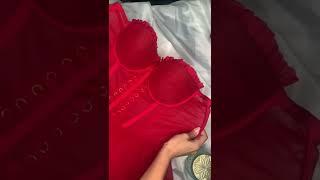 Corset rojo ️ me tarde 6 horas haciendolo