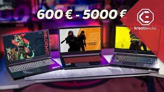 Die TOP 5 GAMING NOTEBOOKS 2023 (Preisklassen) ab 600 Euro! SCHAUT DIESES Video vor dem Kauf!