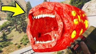 Гта 5 но Поезд Пожиратель Напал На Лос Сантос! Train и Обзор Мода в Gta 5 Видео Mods