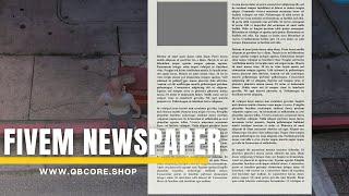 [QBCORE] Advance fivem newspaper script | Fivem roleplay scripts | Qbcore Shop