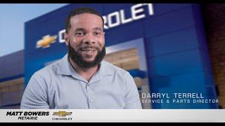 Darrell Terrell, Service & Parts Director at Matt Bowers Chevy Metairie