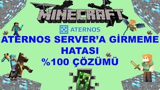 ATERNOS SERVERE GİRMEME SORUNU ÇÖZÜMÜ! VE ATERNOSTA SERVER KURMA#2!