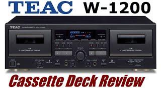 New TEAC W-1200 cassette deck - Detailed review