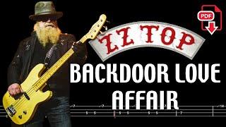 ZZ Top - Backdoor Love Affair (Bass Tabs | Notation) @ChamisBass  #zztopbass #zztopl #chamisbass