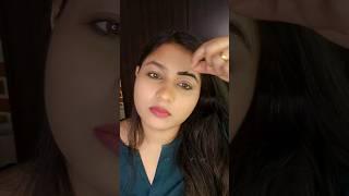 trying viral Eyebrow tattoo tint  #shorts #viral #makeup