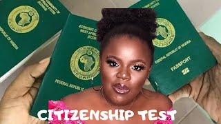 AM I TRULY NIGERIAN?? ||CITIZENSHIP TEST||AVA ANTHONY