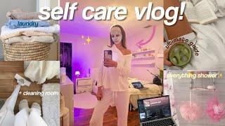 SELF CARE VLOG! face masks, hygine routine, hair care *clean girl edition* 