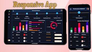 Responsive App in PowerApps | Power Apps Mobile Responsive - Inventory Management System Part 1