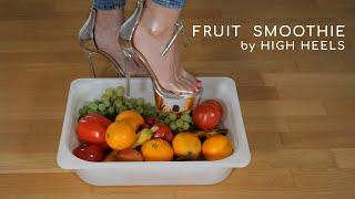 Crushing Grapes and Oranges into Healthy Juice - High Heels #crush #heels