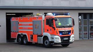 Großtanklöschfahrzeug GTLF 8000 Berufsfeuerwehr Bottrop FW 1 - Einsatzfahrt