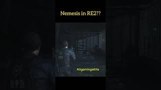 re2 remake I heard nemesis !! insane #aligames #re2mods #re2 #game