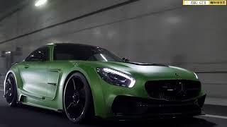 Green Mercedes-Benz Mercedes-AMG GT |Benz-Workshop "Ultra 4K"