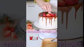 HOW TO MAKE TOPPING  STRAWBERRY CAKE!