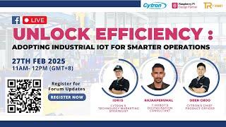  LIVE WEBINAR: Unlock Efficiency – Adopting Industrial IoT for Smarter Operations