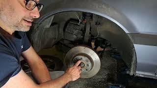 1988 Honda Accord front brake upgrade.