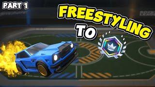 Freestyling To Grand Champion In Rocket League Sideswipe Part 1