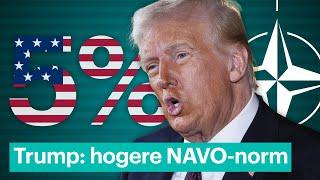 Zoveel geld moeten NAVO-landen ophoesten van Trump • Z zoekt uit