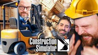 CONSTRUCTION SIMULATOR: come NON si lavora - Muletti Impazziti