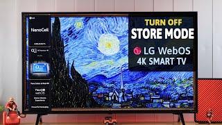 How To Turn Off Store Mode on LG 4K webOS TV! [Disable Demo Mode]