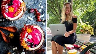 AMAZING Raw Vegan Smoothie Bowl (4 Ingredients!) | Mornings With Ms.FitVegan!
