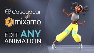 Edit and Improve Any Animation from Mixamo in Cascadeur