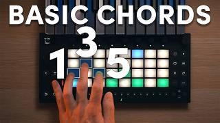 Chords on Ableton Move? EASY! (Introduction tutorial on how to play chords)