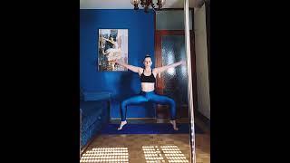Warming up before Pole Dance!