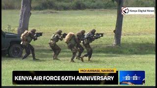 Military Might: Kenya Air Force Rapid Response Unit Showcases Their Combative Skills infront of Ruto