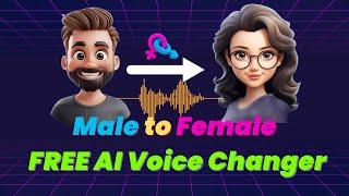 Male to Female Voice Changer | How to Change Voice from Male to Female | AI Girl Voice