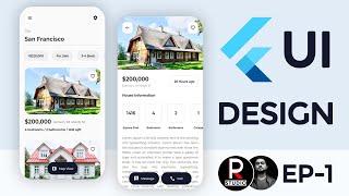 Flutter UI Design Series | Episode 1 | Flutter UI Design Tutorial