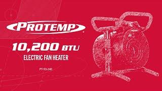 ProTemp® | 10,200 BTU Electric Fan Heater