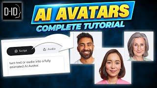 How to Make AI Avatars - D-ID Tutorial