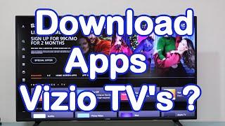 Vizio Smart TVs: How To Download Apps?