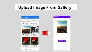 How to Upload Image From Gallery to Android App || Pick Image From Gallery || Android Development