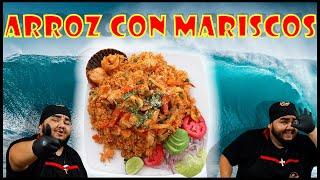 ARROZ CON MARISCOS + LECHE DE TIGRE DE LANGOSTINOS 