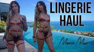 Sensual Lingerie Try-On Haul | MARIEMUR