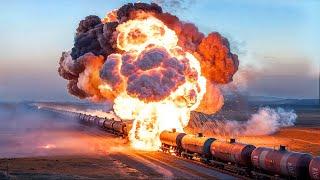 Ukrainian Drones STRIKE Russian Train - Then THIS Happened...